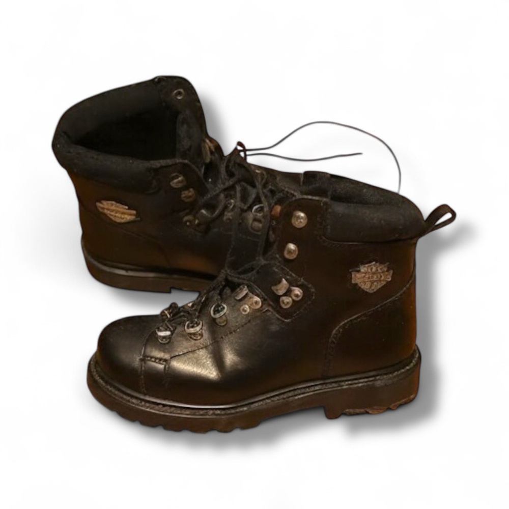 Harley-Davidson Black Combat Boots